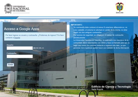 universidad nacional de colombia correo